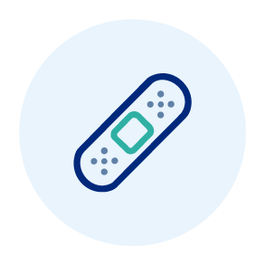 Illustration of a bandage