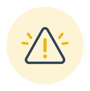 Illustration of a warning symbol